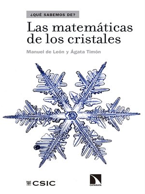cover image of Las matemáticas de los cristales